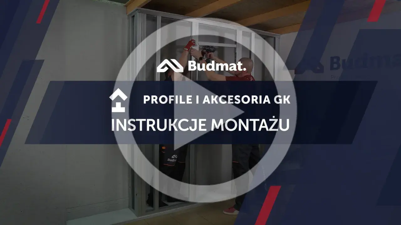 Montaż profili CD i akcesoriów GK. Instrukcje montażu.