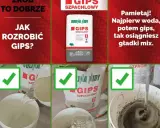 Jak rozrobić gips szpachlowy? Najpierw woda, potem gips, by uzyskać gładki mix. Sprawdź, ile schnie gips szpachlowy.