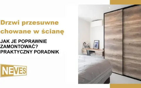 Montaż drzwi przesuwnych na ścianie z karton gipsu. Praktyczny poradnik jak je poprawnie zamontować.