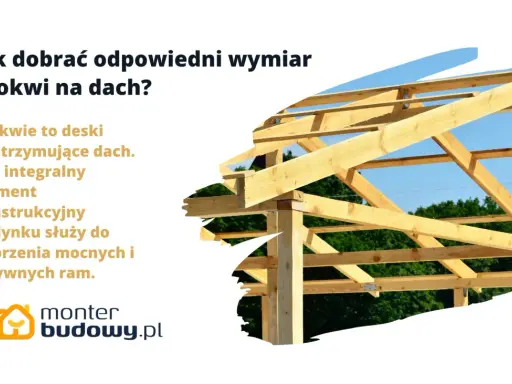 Drewniane krokwie na dach jednospadowy tworzą solidną konstrukcję.