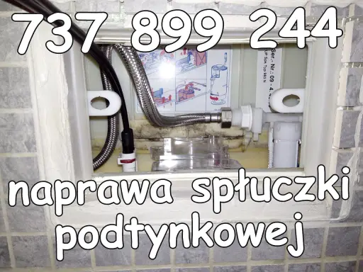 Naprawa mechanizmu spłuczki podtynkowej. Zadzwoń: 737 899 244.