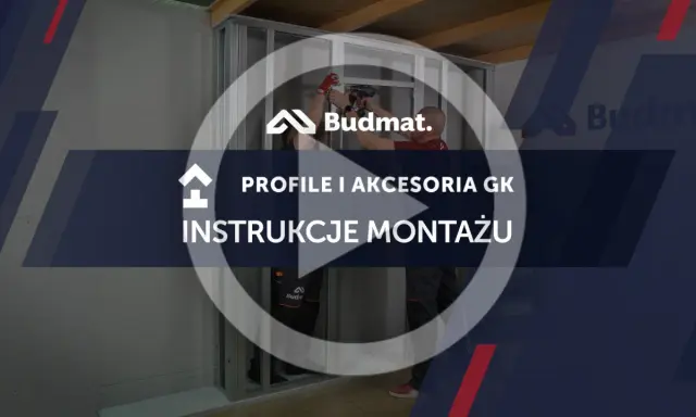 Montaż profili CD i akcesoriów GK. Instrukcje montażu.