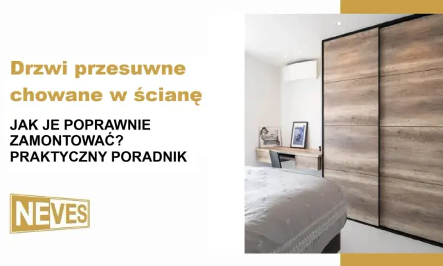 Montaż drzwi przesuwnych na ścianie z karton gipsu. Praktyczny poradnik jak je poprawnie zamontować.